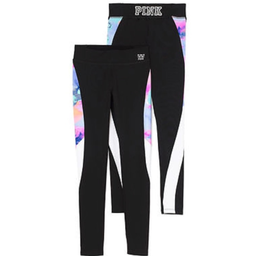 PINK VS Leggings- LARGE